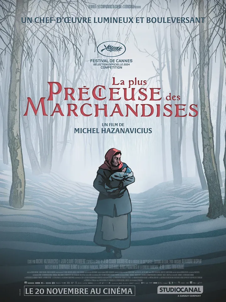 Affiche de "La Plus précieuse des marchandises", un film de Michel Hazanavicius. (DR)