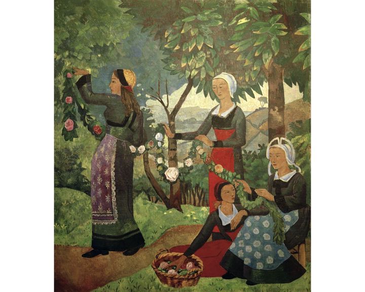 Paul Sérusier, "La guirlande de roses"&nbsp; (1898)