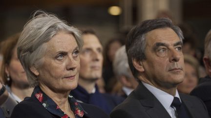 Penelope et François Fillon, le 29 janvier 2017, à Paris. (STÉPHANE ROUPPERT / CITIZENSIDE / AFP)