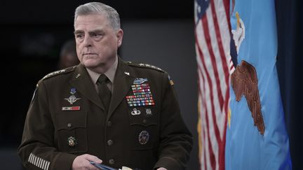 Mark Milley, le chef d'état-major américain, à Arlington (Virginie, Etats-Unis), le 18 juillet 2023. (WIN MCNAMEE / GETTY IMAGES NORTH AMERICA / AFP)