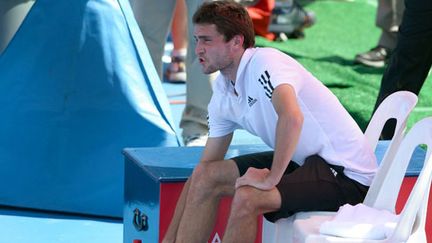 Le joueur français Gilles Simon