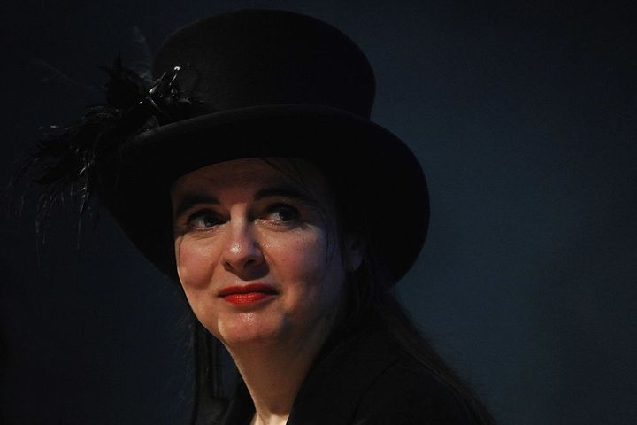 Amélie Nothomb, lors du Salon international du livre de Turin, en 2010.


 (VALERIO PENNICINO / GETTY IMAGES EUROPE)