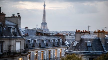 Vue de la tour Eiffel à Paris, le 8 novembre 2017. (MAXPPP)