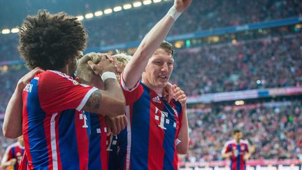 Bastian Schweinsteiger a marqué samedi le but de la victoire pour le Bayern  (MARC M?LLER / DPA)