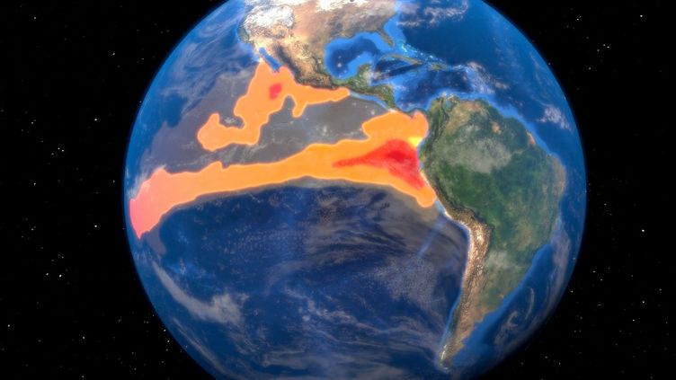 Het El Niño-fenomeen komt overeen met een opwarming van de wateren van de Stille Oceaan.  (JUAN GAERTNER / WETENSCHAPPELIJKE FOTOLIBR / JGT / AFP)