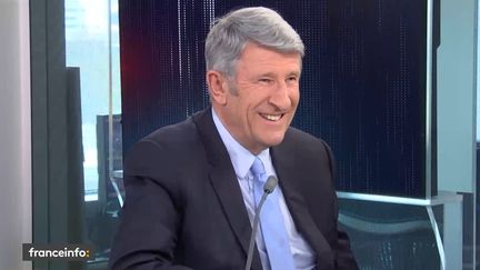 Philippe de Villiers était l'invité de franceinfo mercredi 14 avril 2021.&nbsp; (FRANCEINFO / RADIOFRANCE)