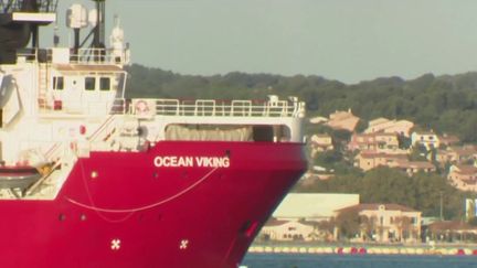 Ocean Viking : une procédure claire pour l'accueil des migrants (Capture d'écran franceinfo)