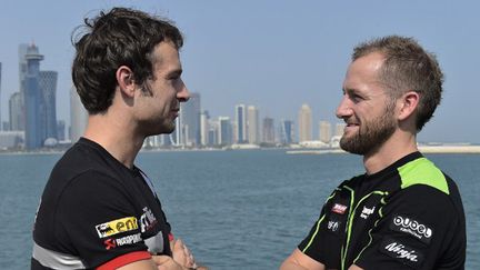 Sylvain Guintoli (à gauche) a su devancer Tom Sykes