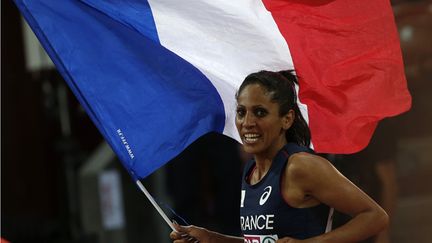 &nbsp; (Laila Traby décroche la médaille de bronze pour la France. © REUTERS/Phil Noble)