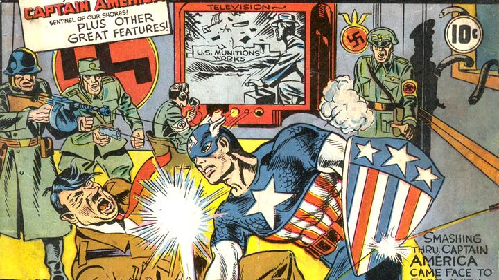 Dans les ann&eacute;es 30, Captain America combat les nazis. (COPYRIGHT & TM MARVEL CHARACTERS 2015)