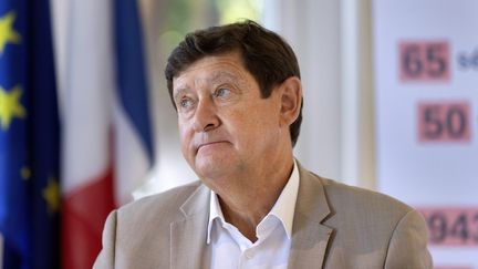 Patrick Kanner, président du groupe&nbsp;socialiste, écologiste et républicain au Sénat, à Montpellier, le 6 septembre 2021. (GUILLAUME BONNEFONT / MAXPPP)