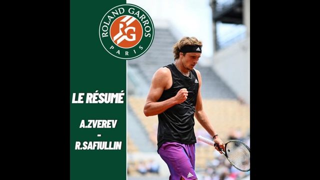 Les meilleurs moments du match Alexander Zverev - Roman Safiullin