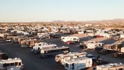 Workampers en Arizona (États-Unis). (FRANCE 2)