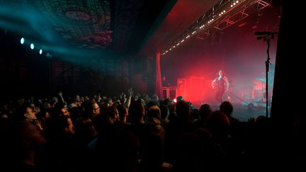 Le concert d'Izïa, à l'Espace Julien de Marseille, le 10 mars 2020.&nbsp; (ROBERT GEOGES / MAXPPP)