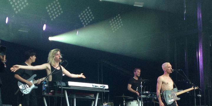 Grand Blanc à Rock en Seine.
 (Pierre-Yves Grenu / Culturebox)