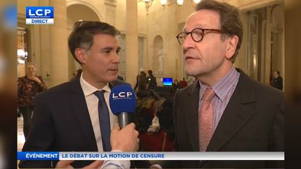 Olivier Faure et Gilles Le Gendre, le 13 décembre 2018. (LCP)