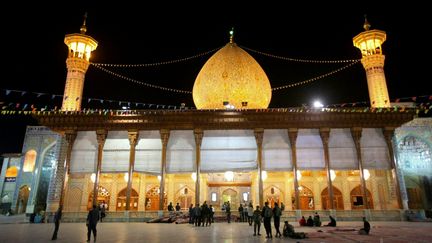 Le mausolée de Shah Cheragh à  Chiraz, en Iran, le 26 octobre 2022. (ISNA NEWS AGENCY / AFP)