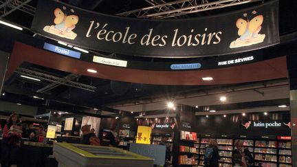 Le stand de l'Ecole des loisirs au Salon du livre jeunesse de Montreuil (27 novembre 2013)
