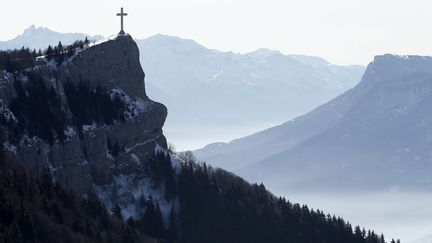 La croix du Nivolet, en Savoie. Photo d'illustration. (VINCENT ISORE / MAXPPP)