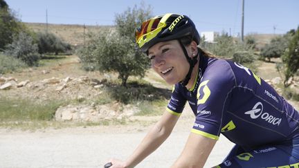 La Néerlandaise Annemiek Van Vleuten (Orica-Scott). (MENAHEM KAHANA / AFP)