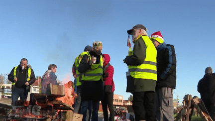 Plus de quatre ans après l'éclosion du mouvement, les Gilets jaunes étaient mobilisés aux quatre coins de la France, samedi 7 janvier, pour protester contre la situation économique et contre le gouvernement. (franceinfo)