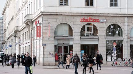 La librairie Chapitre au centre ville de Lyon
 (PHOTOPQR/LE PROGRES/JOEL PHILIPPON )