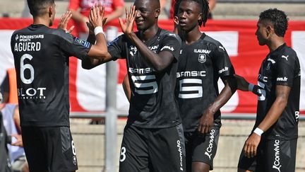 Serhou Guirassy a inscrit un doublé pour son premier match comme titulaire (PASCAL GUYOT / AFP)