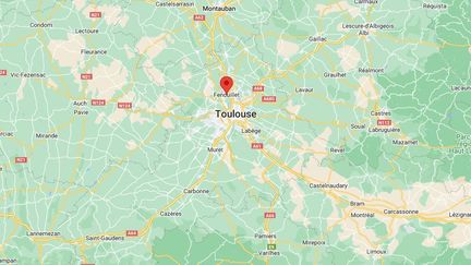 La commune de Fenouillet, située dans le nord de Toulouse (Haute-Garonne). (Capture d'écran Google Maps)