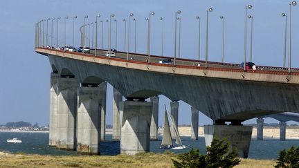 Le pont de l'île de Ré, en août 2018. (PHILIPPE ROY / AFP)