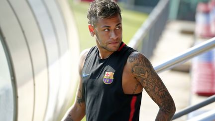 Neymar à l'entraînement (JOAN VALLS / NURPHOTO)