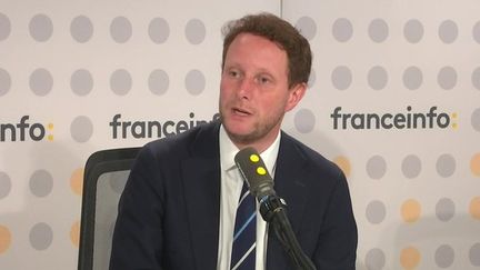 Clément Beaune, député sortant Renaissance de Paris, lundi 1er juillet 2024 sur franceinfo. (FRANCEINFO / RADIO FRANCE)