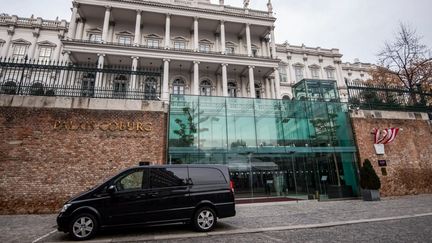 Le&nbsp;palais Coburg, à Vienne,&nbsp;dans Innere Stad, où se tiennent les négociations. (VLADIMIR SIMICEK / AFP)