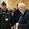 L'ancien député européen Bruno Gollnisch arrive au tribunal correctionnel de Paris, le 8 octobre 2024. (DIMITAR DILKOFF / AFP)