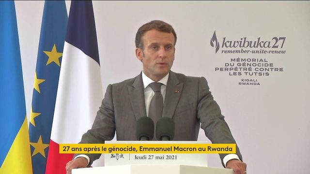 VIDEO. Génocide rwandais : "La France a un devoir, celui de regarder l'histoire en face", déclare Emmanuel Macron