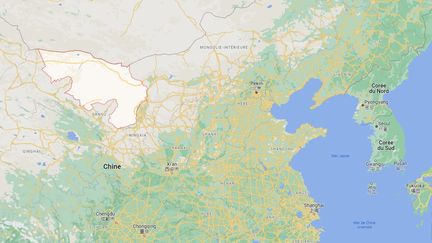 Au moins 57 personnes étaient piégées le 22 février 2023 après l'effondrement d'une mine de charbon à la ligue d'Alxa, dans la région de Mongolie intérieure (Chine). (GOOGLE MAPS)