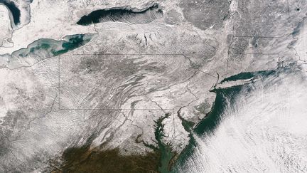 Vendredi 3 janvier 2014, le nord-est des Etats-Unis subit une vague de froid. ( AP / SIPA )