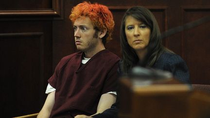 &nbsp; (James Holmes aux côtés de son avocate Tamara Brady © MAXPPP)