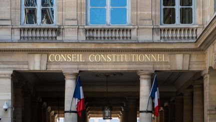 Le Conseil constitutionnel à Paris, le 13 juillet 2022.&nbsp; (RICCARDO MILANI / HANS LUCAS / AFP)