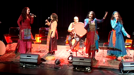 Le quatuor Balkane séfarades marie les polyphonies bulgares aux chants traditionnels séfarades des Balkans. 
 (Culturebox / Capture d&#039;écran)