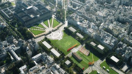 L'esplanade des Invalides accueillera les compétitions de tir à l'arc.&nbsp;&nbsp; (PARIS2024)