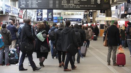 A la gare Montparnasse, à Paris, le 10 mars 2016. (MAXPPP)