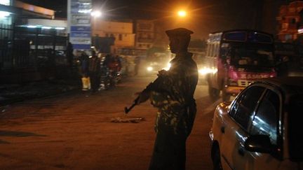 Nairobi, après les attaques à la grenade qui ont fait un mort et 29 blessés lundi 24 octobre. (SIMON MAINA / AFP)