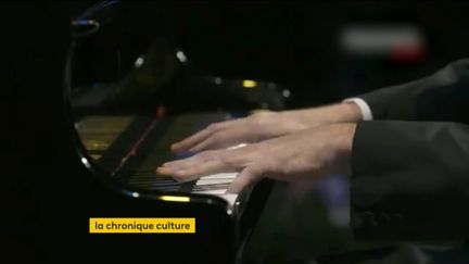 Le&nbsp;grand pianiste russe Nikolaï Louganski jouant du piano. (FRANCEINFO)