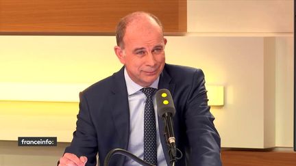 Alain Roumilhac, président de Manpower France, le 10 avril 2018. (RADIO FRANCE / FRANCEINFO)