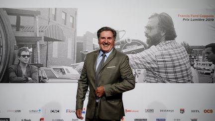 Daniel Auteuil lors de la soiré d'ouveture du 11e festival Lumière de Lyon (JEFF PACHOUD / AFP)