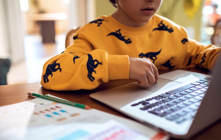 On assiste à une hausse importante du nombre d’élèves non scolarisés, étudiant à distance, souvent isolés. (MARKO GEBER / DIGITAL VISION / GETTY IMAGES)