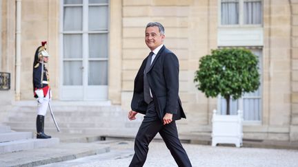 Gérald Darmanin, réélu députe du Nord est toujours ministre de l'Intérieur (le 8 juin 2024). (FRED DUGIT / MAXPPP)