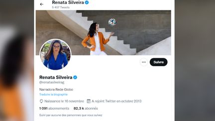 Capture d'écran du compte Twitter de Renata Silveira, le 20 avril 2022. (CAPTURE D'ÉCRAN TWITTER)