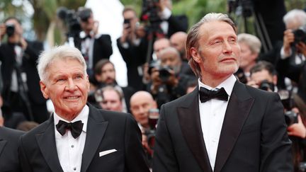 Dans ce cinquième et dernier volet de la saga des Indiana Jones, Harrison Ford donne aussi la réplique au délicieux acteur danois Mads Mikkelsen, qui offrait sourires et autographes au public cannois avec une grande gentillesse. (VITTORIO ZUNINO CELOTTO / GETTY IMAGES EUROPE)