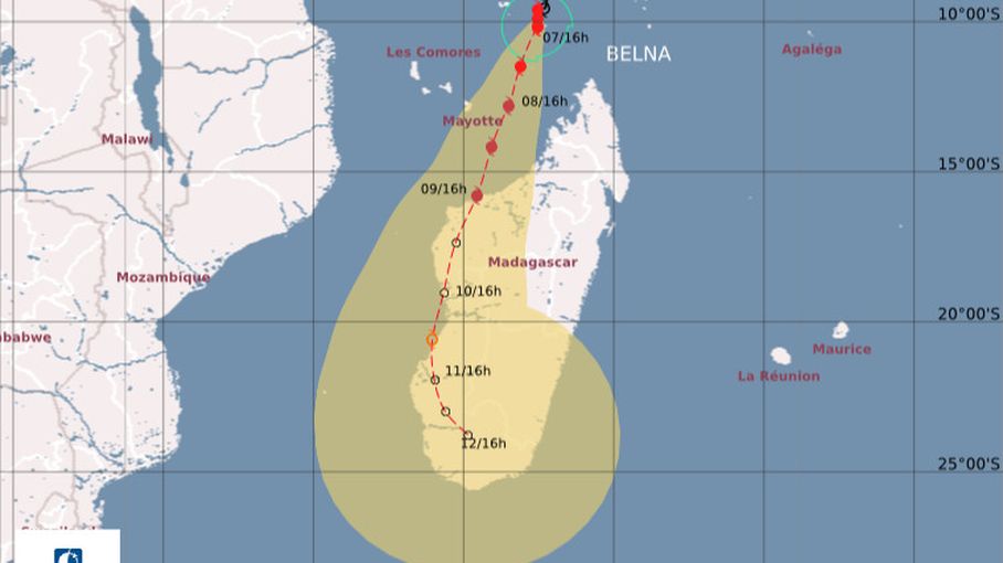 Mayotte : Le Cyclone Belna Approche, Le Département Placé En Alerte Orange